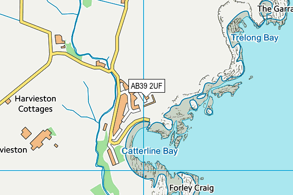 AB39 2UF map - OS VectorMap District (Ordnance Survey) AB39 2UF map - OS VectorMap District (Ordnance Survey)