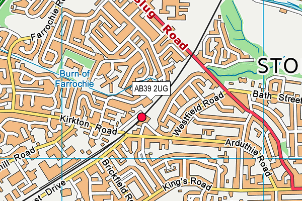 AB39 2UG map - OS VectorMap District (Ordnance Survey) AB39 2UG map - OS VectorMap District (Ordnance Survey)