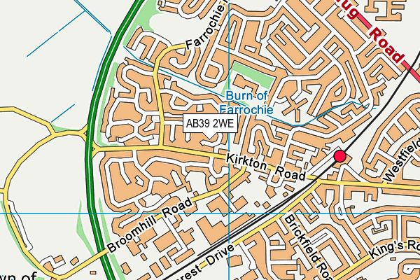 AB39 2WE map - OS VectorMap District (Ordnance Survey) AB39 2WE map - OS VectorMap District (Ordnance Survey)