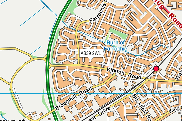 AB39 2WL map - OS VectorMap District (Ordnance Survey) AB39 2WL map - OS VectorMap District (Ordnance Survey)