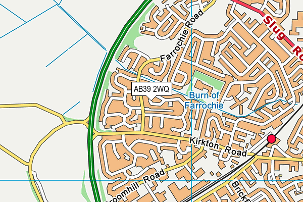 AB39 2WQ map - OS VectorMap District (Ordnance Survey) AB39 2WQ map - OS VectorMap District (Ordnance Survey)