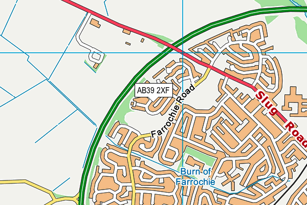 AB39 2XF map - OS VectorMap District (Ordnance Survey) AB39 2XF map - OS VectorMap District (Ordnance Survey)