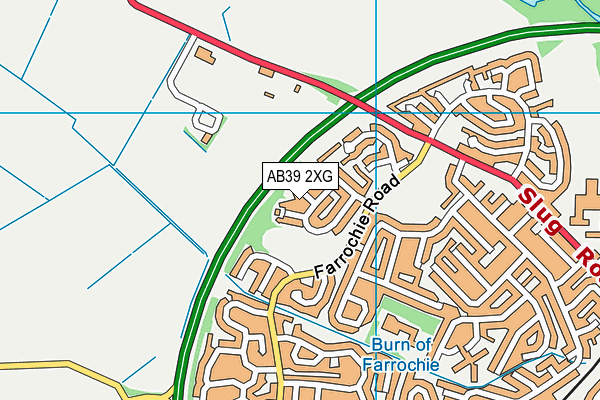 AB39 2XG map - OS VectorMap District (Ordnance Survey) AB39 2XG map - OS VectorMap District (Ordnance Survey)