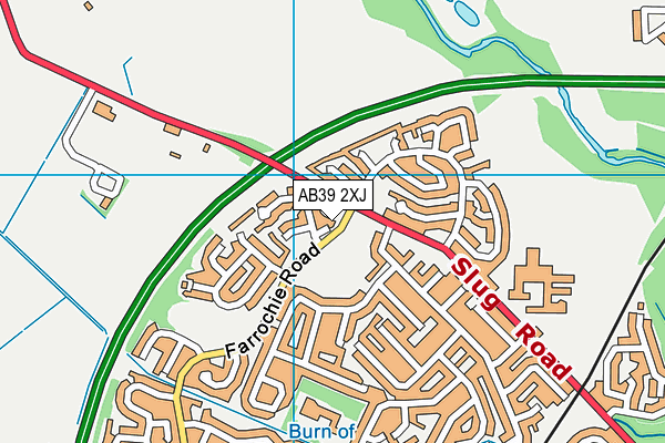 AB39 2XJ map - OS VectorMap District (Ordnance Survey) AB39 2XJ map - OS VectorMap District (Ordnance Survey)