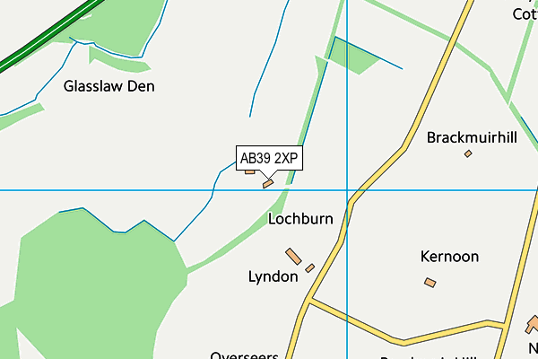 AB39 2XP map - OS VectorMap District (Ordnance Survey) AB39 2XP map - OS VectorMap District (Ordnance Survey)