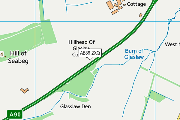 AB39 2XQ map - OS VectorMap District (Ordnance Survey) AB39 2XQ map - OS VectorMap District (Ordnance Survey)