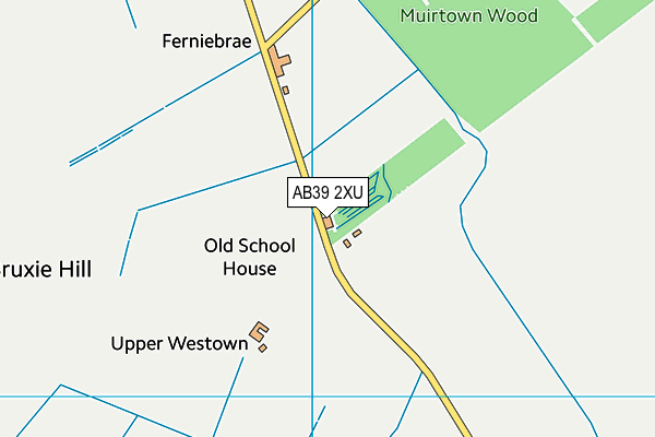 AB39 2XU map - OS VectorMap District (Ordnance Survey) AB39 2XU map - OS VectorMap District (Ordnance Survey)