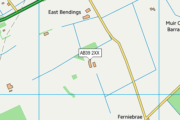 AB39 2XX map - OS VectorMap District (Ordnance Survey) AB39 2XX map - OS VectorMap District (Ordnance Survey)