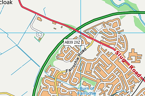 AB39 2XZ map - OS VectorMap District (Ordnance Survey) AB39 2XZ map - OS VectorMap District (Ordnance Survey)