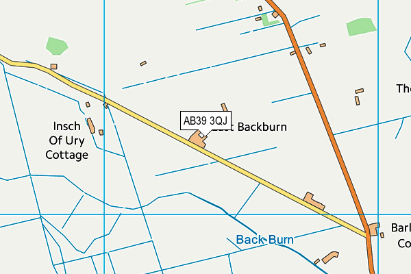 AB39 3QJ map - OS VectorMap District (Ordnance Survey) AB39 3QJ map - OS VectorMap District (Ordnance Survey)