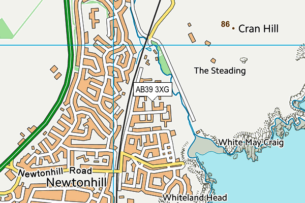 AB39 3XG map - OS VectorMap District (Ordnance Survey) AB39 3XG map - OS VectorMap District (Ordnance Survey)
