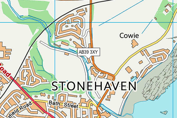 AB39 3XY map - OS VectorMap District (Ordnance Survey) AB39 3XY map - OS VectorMap District (Ordnance Survey)
