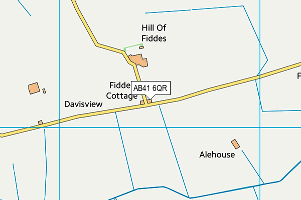 AB41 6QR map - OS VectorMap District (Ordnance Survey) AB41 6QR map - OS VectorMap District (Ordnance Survey)