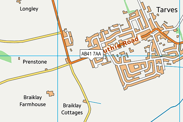 AB41 7AA map - OS VectorMap District (Ordnance Survey) AB41 7AA map - OS VectorMap District (Ordnance Survey)