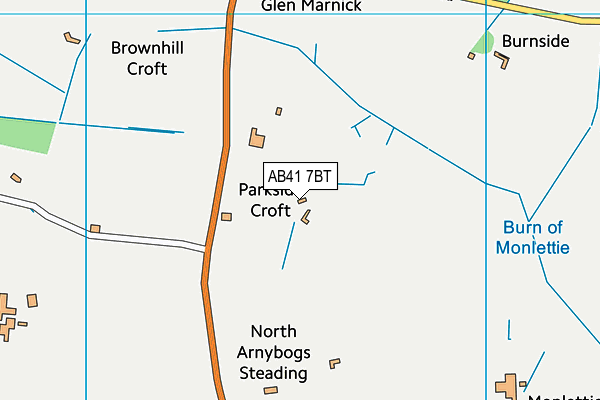 AB41 7BT map - OS VectorMap District (Ordnance Survey) AB41 7BT map - OS VectorMap District (Ordnance Survey)