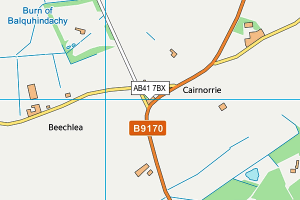 AB41 7BX map - OS VectorMap District (Ordnance Survey) AB41 7BX map - OS VectorMap District (Ordnance Survey)