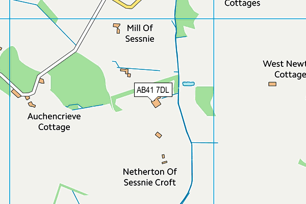 AB41 7DL map - OS VectorMap District (Ordnance Survey) AB41 7DL map - OS VectorMap District (Ordnance Survey)
