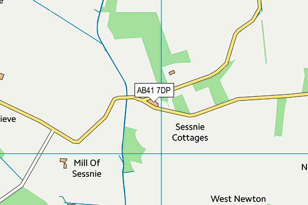 AB41 7DP map - OS VectorMap District (Ordnance Survey) AB41 7DP map - OS VectorMap District (Ordnance Survey)