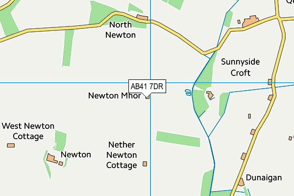 AB41 7DR map - OS VectorMap District (Ordnance Survey) AB41 7DR map - OS VectorMap District (Ordnance Survey)
