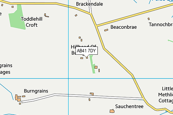 AB41 7DY map - OS VectorMap District (Ordnance Survey) AB41 7DY map - OS VectorMap District (Ordnance Survey)