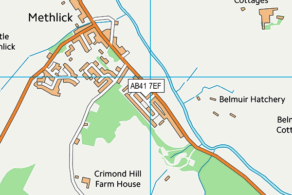 AB41 7EF map - OS VectorMap District (Ordnance Survey) AB41 7EF map - OS VectorMap District (Ordnance Survey)
