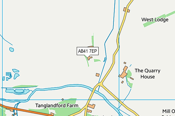 AB41 7EP map - OS VectorMap District (Ordnance Survey) AB41 7EP map - OS VectorMap District (Ordnance Survey)