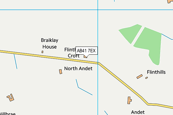 AB41 7EX map - OS VectorMap District (Ordnance Survey) AB41 7EX map - OS VectorMap District (Ordnance Survey)