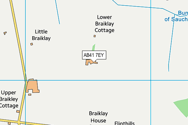 AB41 7EY map - OS VectorMap District (Ordnance Survey) AB41 7EY map - OS VectorMap District (Ordnance Survey)