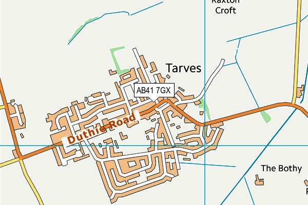 AB41 7GX map - OS VectorMap District (Ordnance Survey) AB41 7GX map - OS VectorMap District (Ordnance Survey)