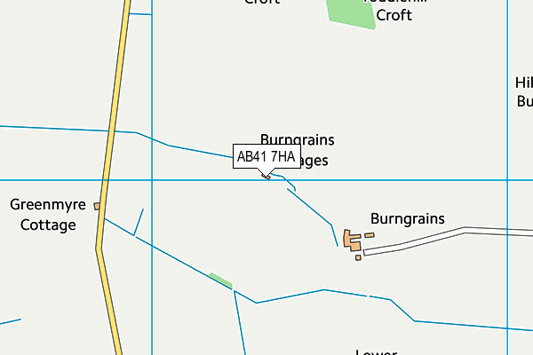AB41 7HA map - OS VectorMap District (Ordnance Survey) AB41 7HA map - OS VectorMap District (Ordnance Survey)