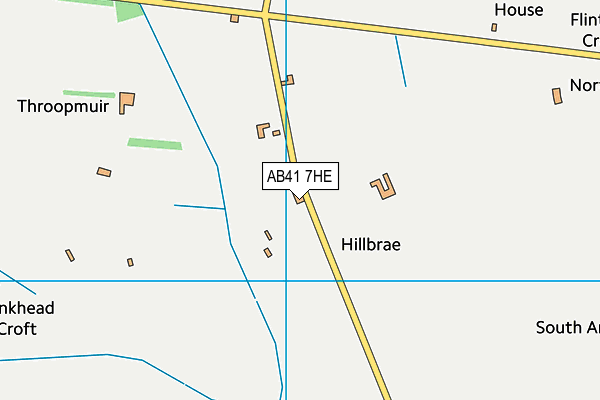 AB41 7HE map - OS VectorMap District (Ordnance Survey) AB41 7HE map - OS VectorMap District (Ordnance Survey)