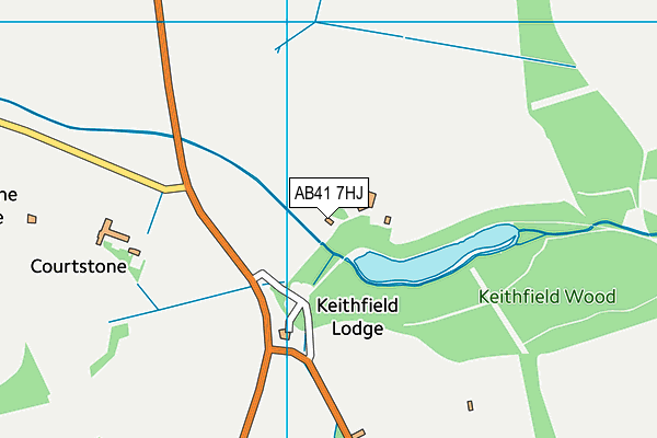 AB41 7HJ map - OS VectorMap District (Ordnance Survey) AB41 7HJ map - OS VectorMap District (Ordnance Survey)