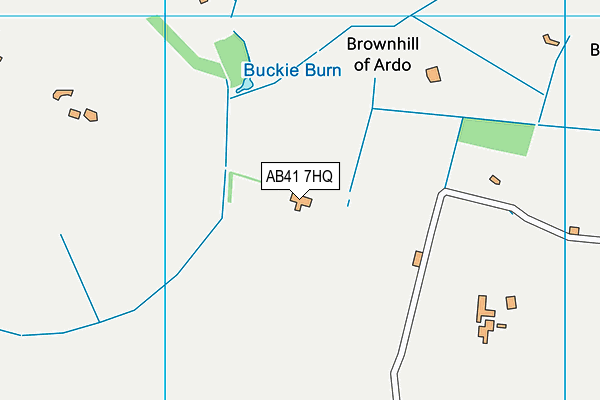 AB41 7HQ map - OS VectorMap District (Ordnance Survey) AB41 7HQ map - OS VectorMap District (Ordnance Survey)