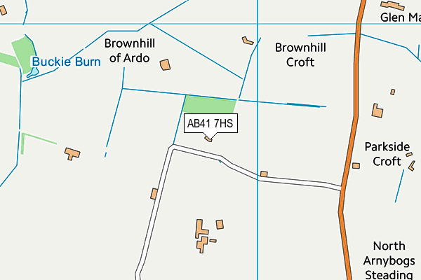 AB41 7HS map - OS VectorMap District (Ordnance Survey) AB41 7HS map - OS VectorMap District (Ordnance Survey)