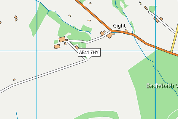 AB41 7HY map - OS VectorMap District (Ordnance Survey) AB41 7HY map - OS VectorMap District (Ordnance Survey)