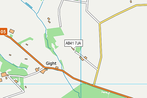 AB41 7JA map - OS VectorMap District (Ordnance Survey) AB41 7JA map - OS VectorMap District (Ordnance Survey)