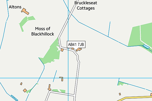 AB41 7JB map - OS VectorMap District (Ordnance Survey) AB41 7JB map - OS VectorMap District (Ordnance Survey)