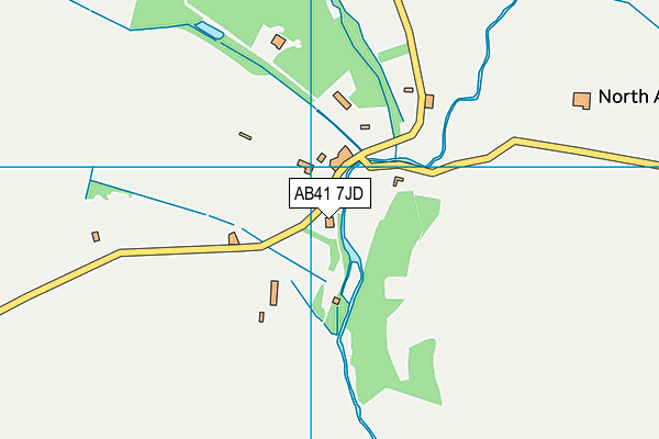 AB41 7JD map - OS VectorMap District (Ordnance Survey) AB41 7JD map - OS VectorMap District (Ordnance Survey)