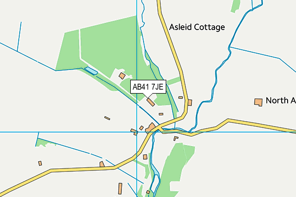 AB41 7JE map - OS VectorMap District (Ordnance Survey) AB41 7JE map - OS VectorMap District (Ordnance Survey)
