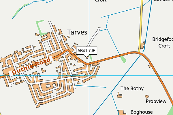 AB41 7JF map - OS VectorMap District (Ordnance Survey) AB41 7JF map - OS VectorMap District (Ordnance Survey)