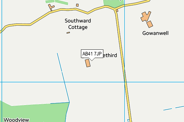 AB41 7JP map - OS VectorMap District (Ordnance Survey) AB41 7JP map - OS VectorMap District (Ordnance Survey)