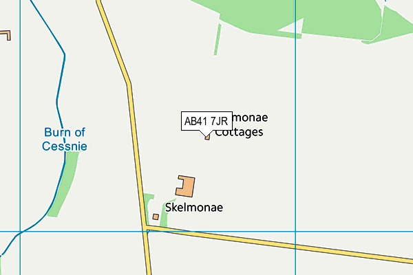 AB41 7JR map - OS VectorMap District (Ordnance Survey) AB41 7JR map - OS VectorMap District (Ordnance Survey)