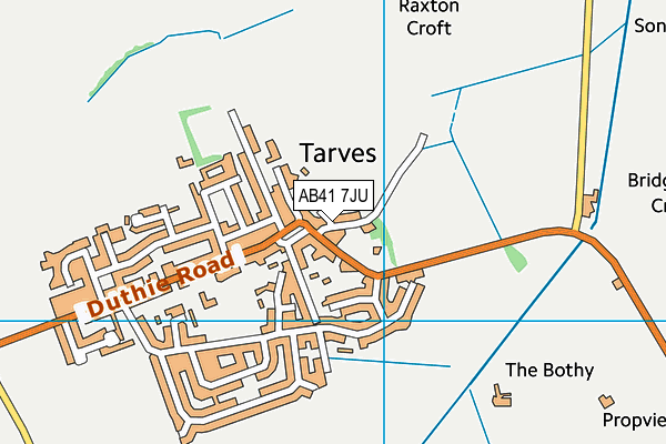 AB41 7JU map - OS VectorMap District (Ordnance Survey) AB41 7JU map - OS VectorMap District (Ordnance Survey)