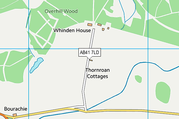 AB41 7LD map - OS VectorMap District (Ordnance Survey) AB41 7LD map - OS VectorMap District (Ordnance Survey)