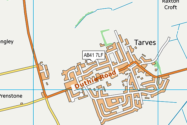 AB41 7LF map - OS VectorMap District (Ordnance Survey) AB41 7LF map - OS VectorMap District (Ordnance Survey)