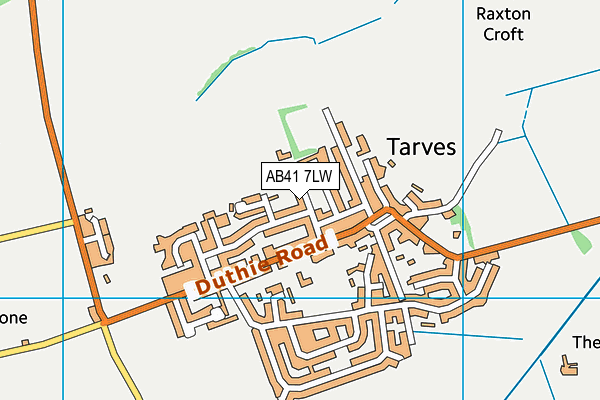 AB41 7LW map - OS VectorMap District (Ordnance Survey) AB41 7LW map - OS VectorMap District (Ordnance Survey)