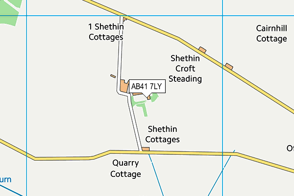 AB41 7LY map - OS VectorMap District (Ordnance Survey) AB41 7LY map - OS VectorMap District (Ordnance Survey)