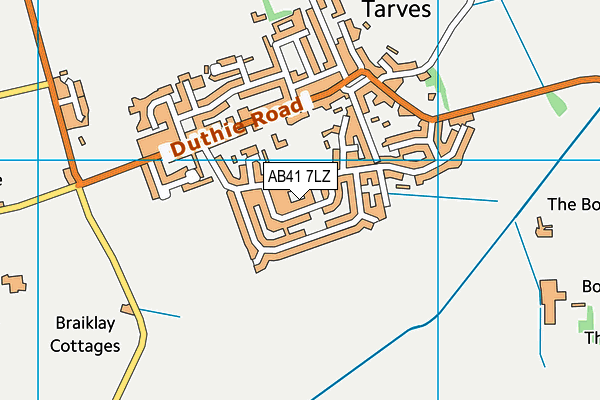 AB41 7LZ map - OS VectorMap District (Ordnance Survey) AB41 7LZ map - OS VectorMap District (Ordnance Survey)