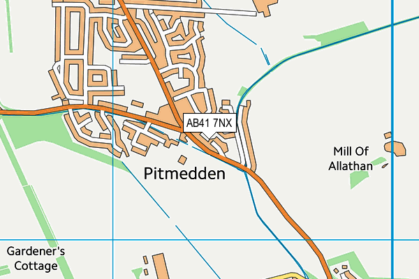 AB41 7NX map - OS VectorMap District (Ordnance Survey) AB41 7NX map - OS VectorMap District (Ordnance Survey)