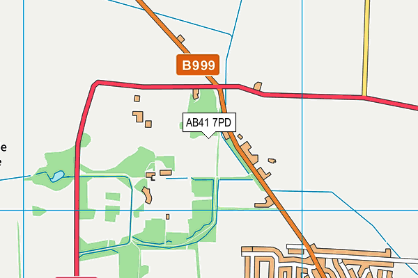 AB41 7PD map - OS VectorMap District (Ordnance Survey) AB41 7PD map - OS VectorMap District (Ordnance Survey)